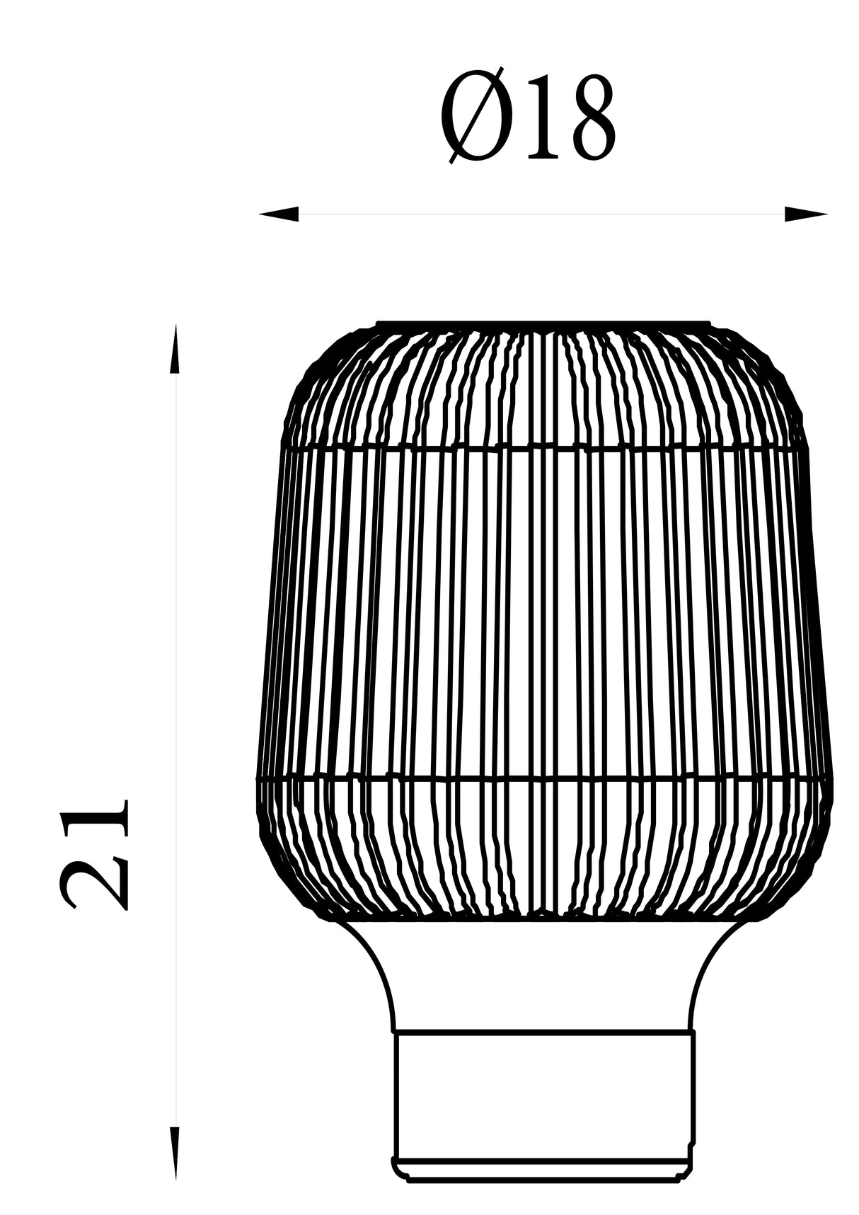 Searchlight Electric Aria Table Lamp - Pink Ripple Glass 60753PI