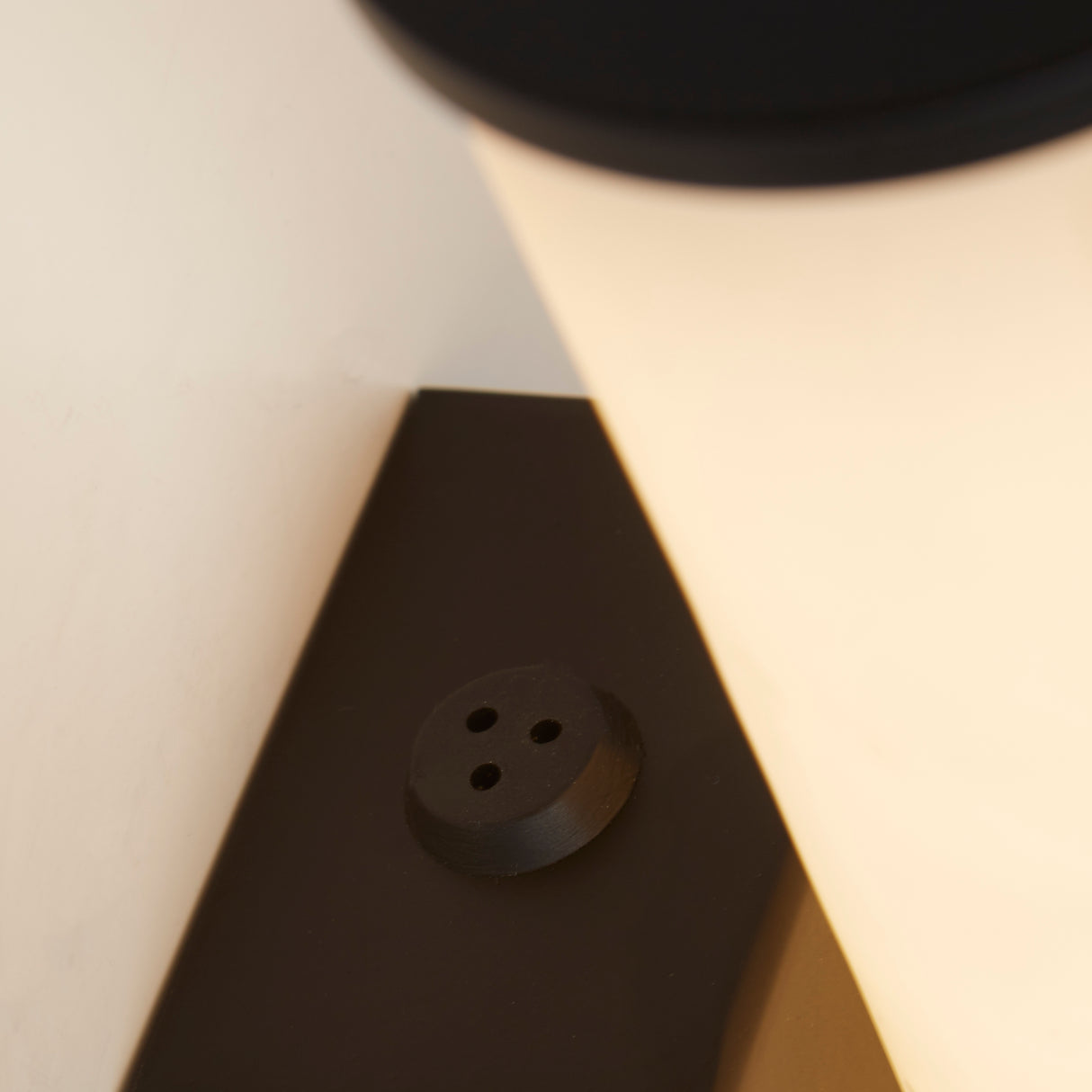 Searchlight Electric Wales LED Wall Light, Matt Black Metal with Marble Resin 61185-1BK