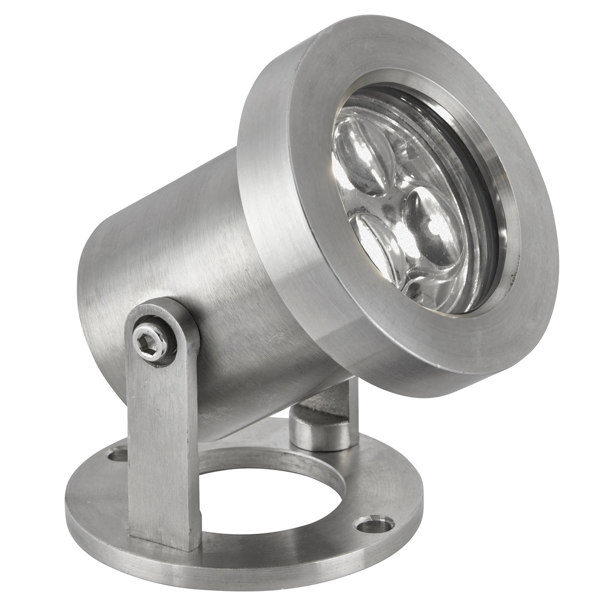 Searchlight Electric Spikey LED Outdoor Spotlight - Stainless Steel, IP65 6223SS