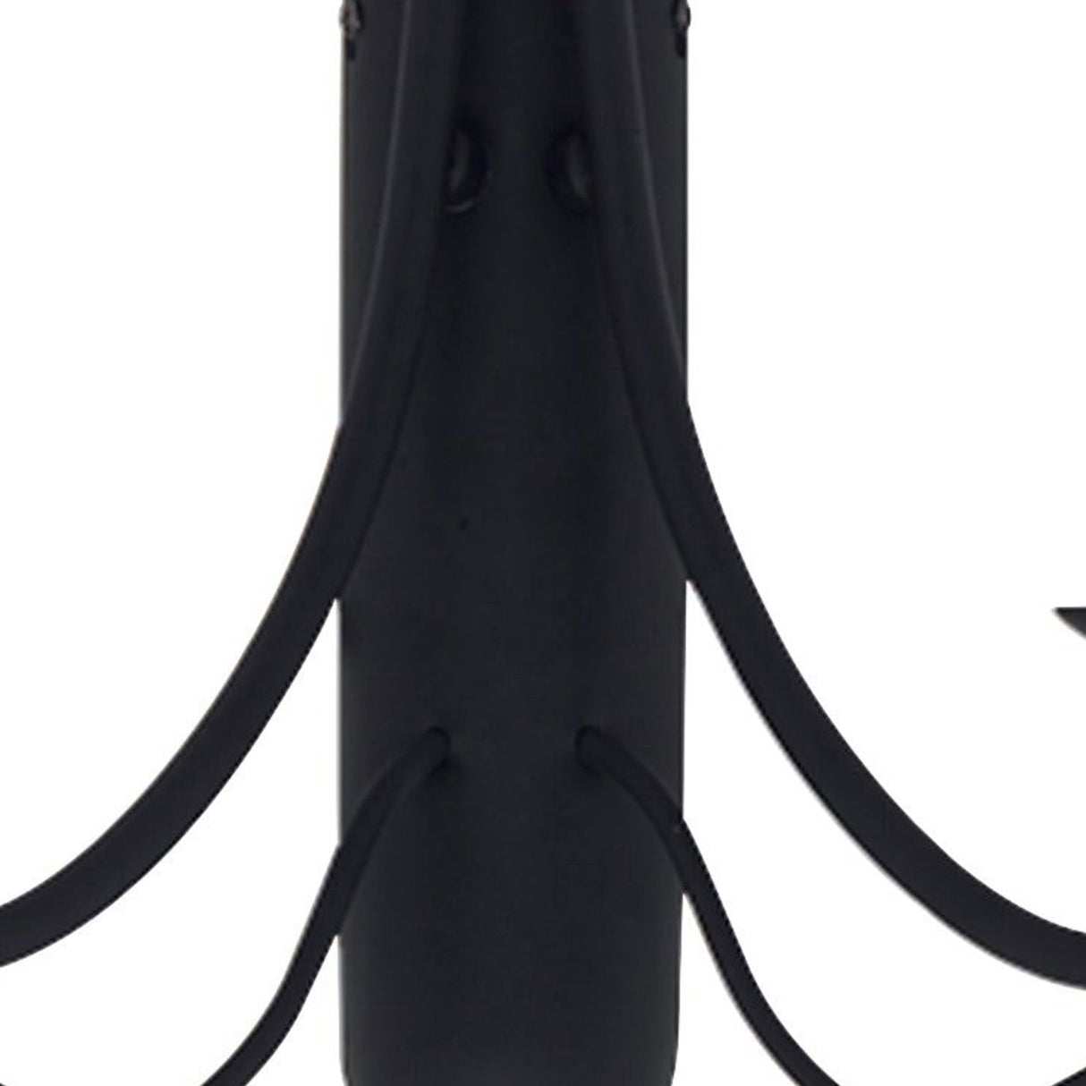 Searchlight Electric Maypole 2Lt Wall Light - Black Metal 6342-2BK