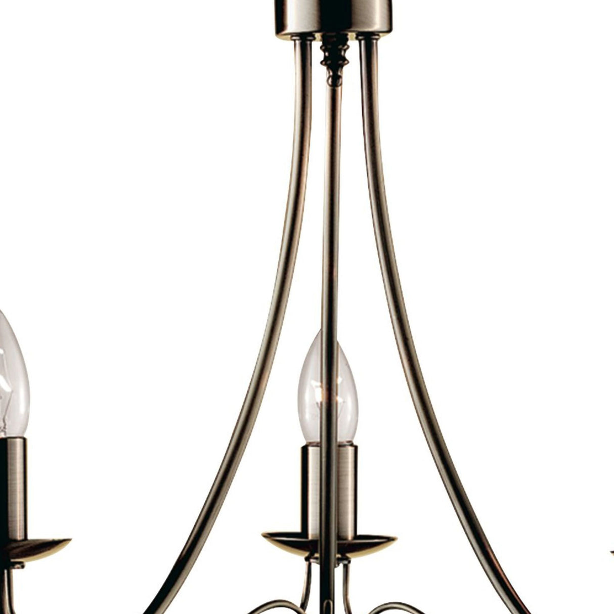 Searchlight Electric Maypole 3Lt Pendant - Antique Brass Metal 6343-3AB