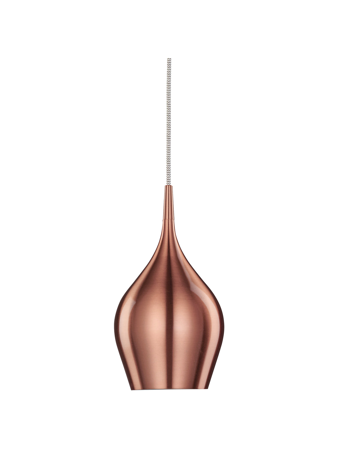 Searchlight Electric Vibrant Pendant - Metallic Pink Metal 6461-12CU