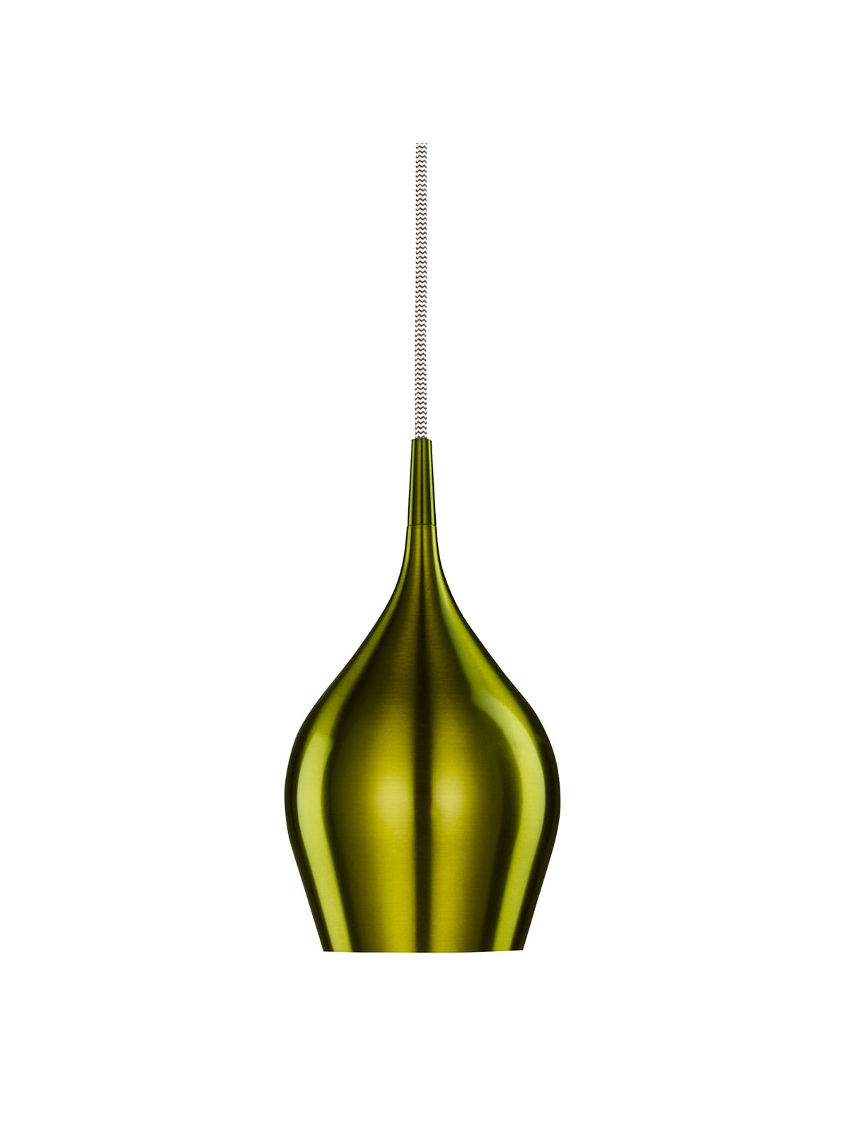 Searchlight Electric Vibrant Pendant - Metallic Green Metal 6461-12GR