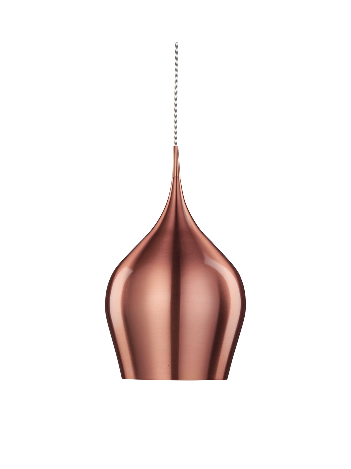 Vibrant Pendant - Metallic Pink Metal
