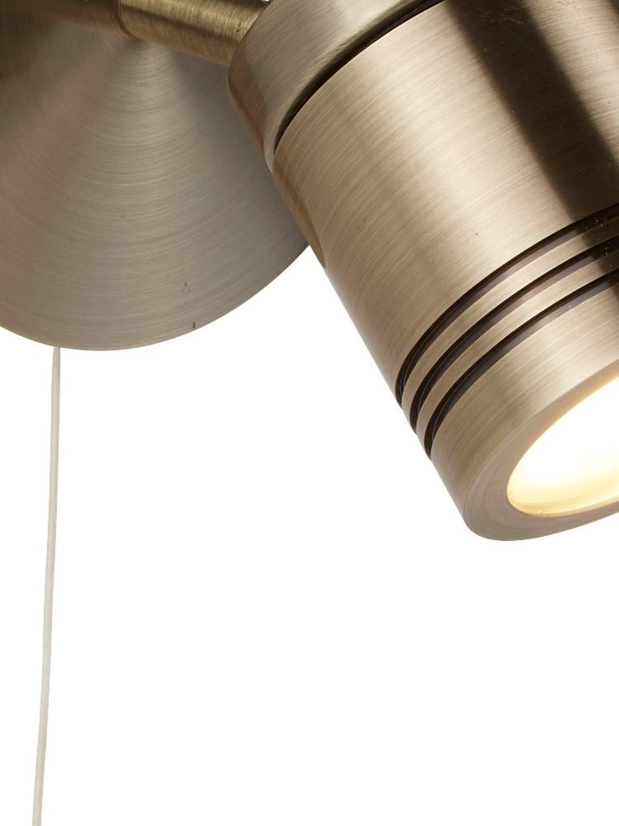 Searchlight Electric Samson Spotlight Wall Light - Antique Brass Metal 6601AB