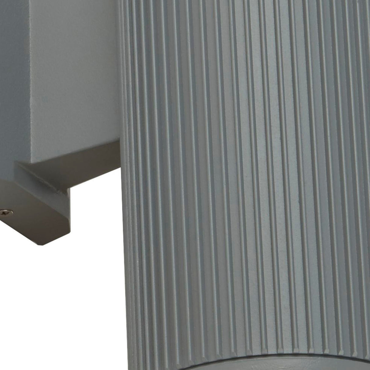 Searchlight Electric Hamburg Outdoor Wall Light - Grey Metal & Clear Glass 6871GY