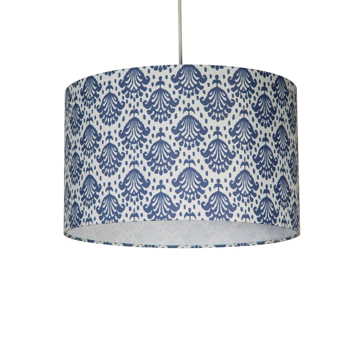 Searchlight Electric June Sapphire Print Drum Shade 68721