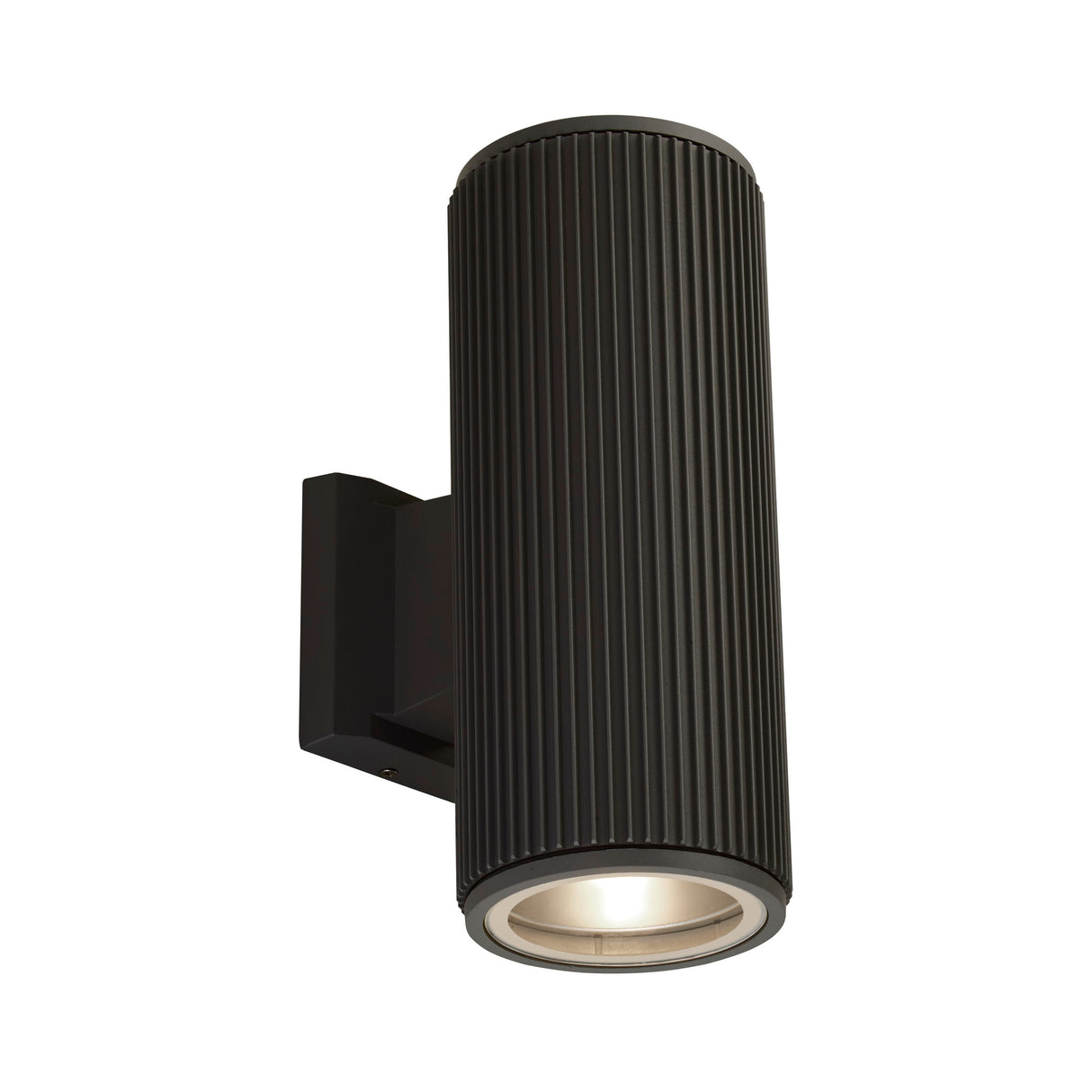 Hamburg Outdoor Wall Light - Black Metal & Glass