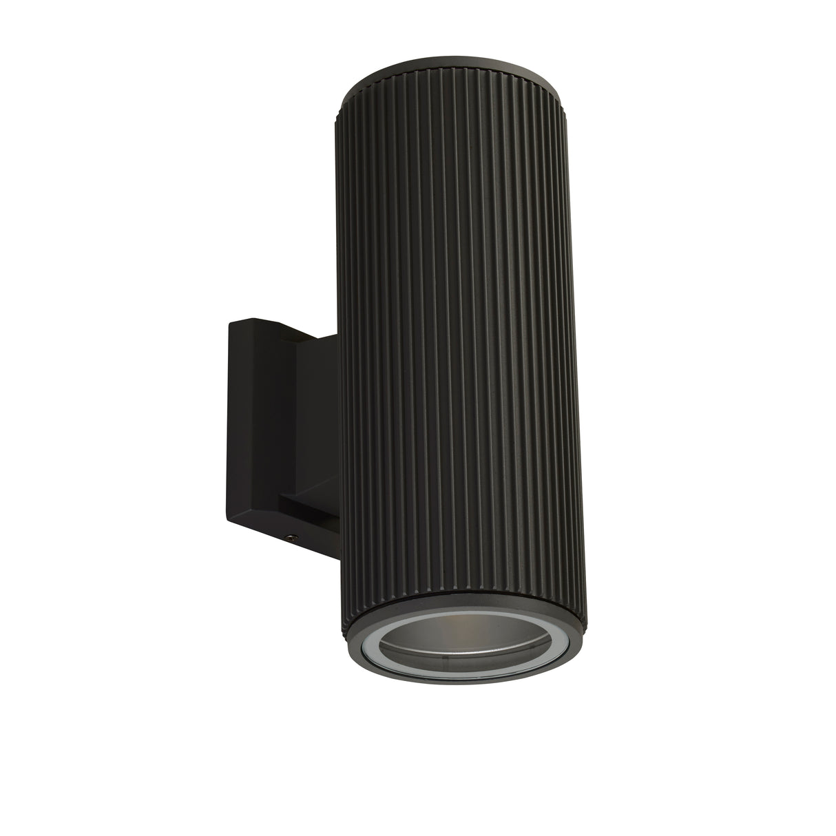 Searchlight Electric Hamburg Outdoor Wall Light - Black Metal & Glass 6872BK