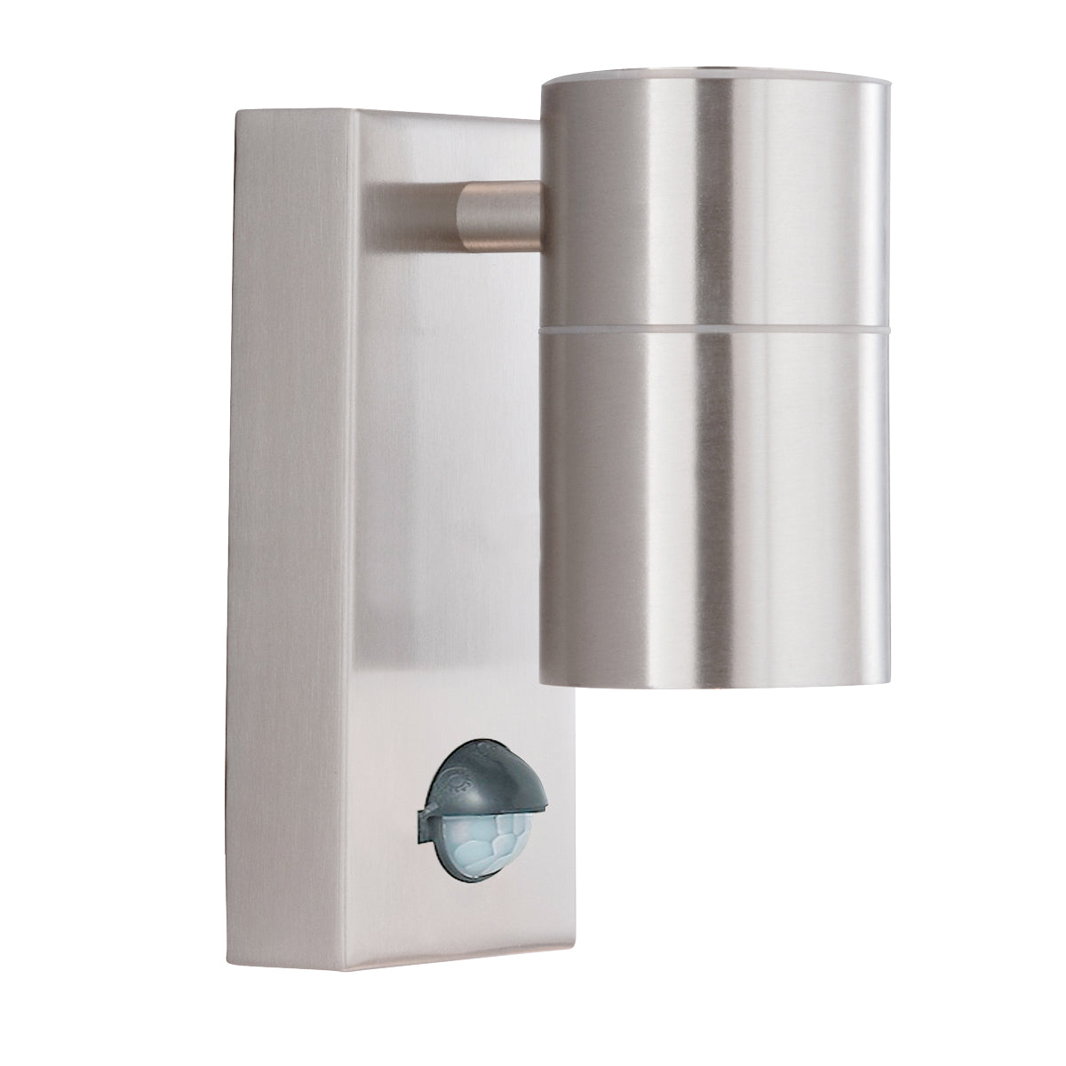 Searchlight Electric Metro Outdoor Wall Light - Stainless Steel Metal & Glass 7008-1SS-LED