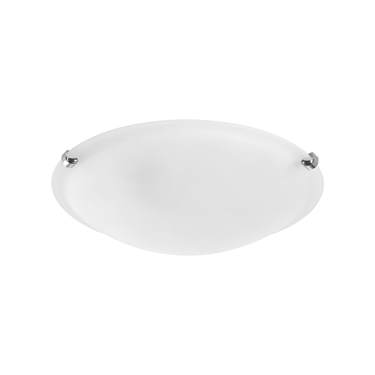 Eglo EU SALOME Wall or Ceiling Light – Chrome Finish with Alabaster Glass, E27, Indoor Lighting