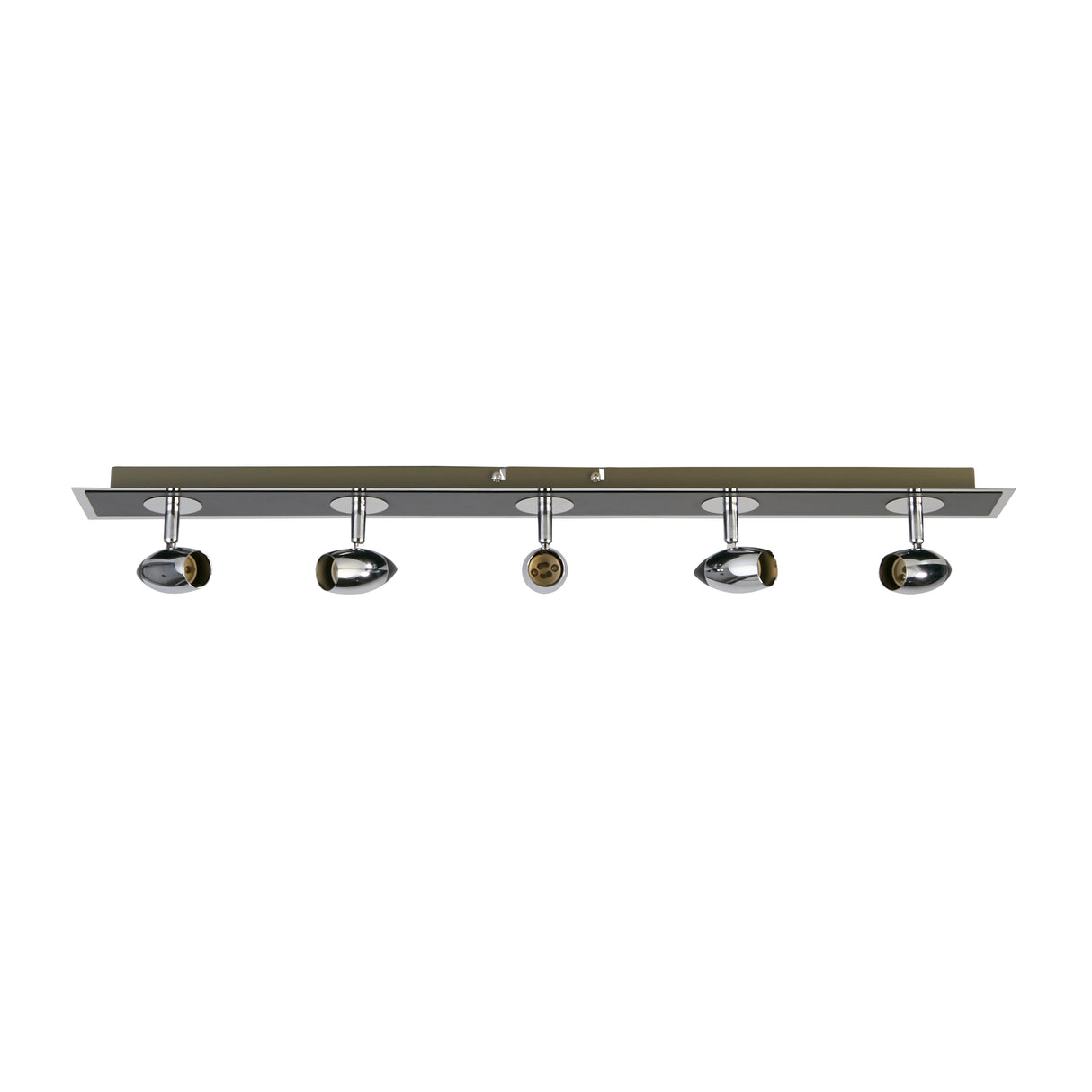 Searchlight Electric Comet 5Lt Bar Spotlight - Matt Black & Polished Chrome 7495