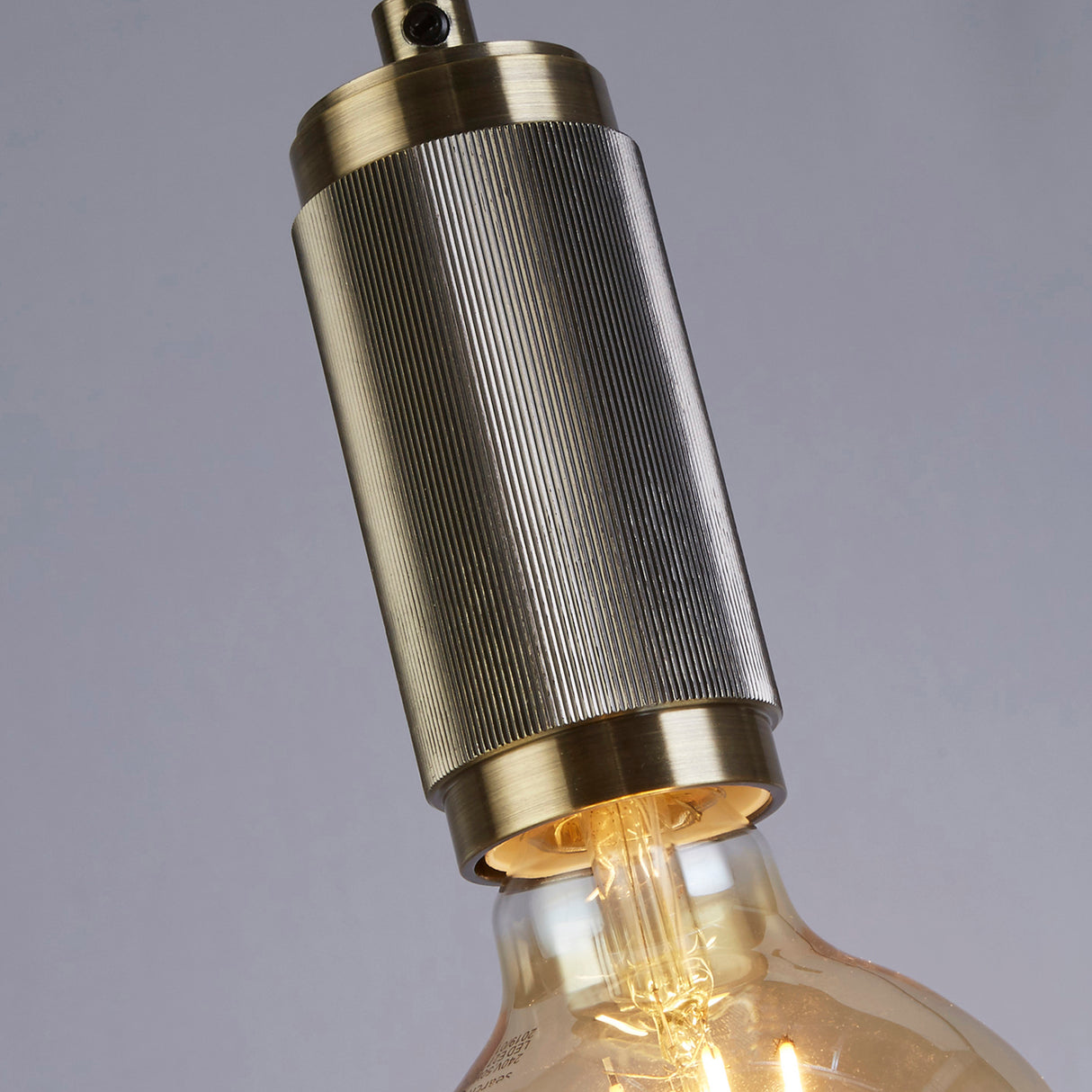 Searchlight Electric Suspension Cable - Antique Brass & Gold Braided Cable 77651AB