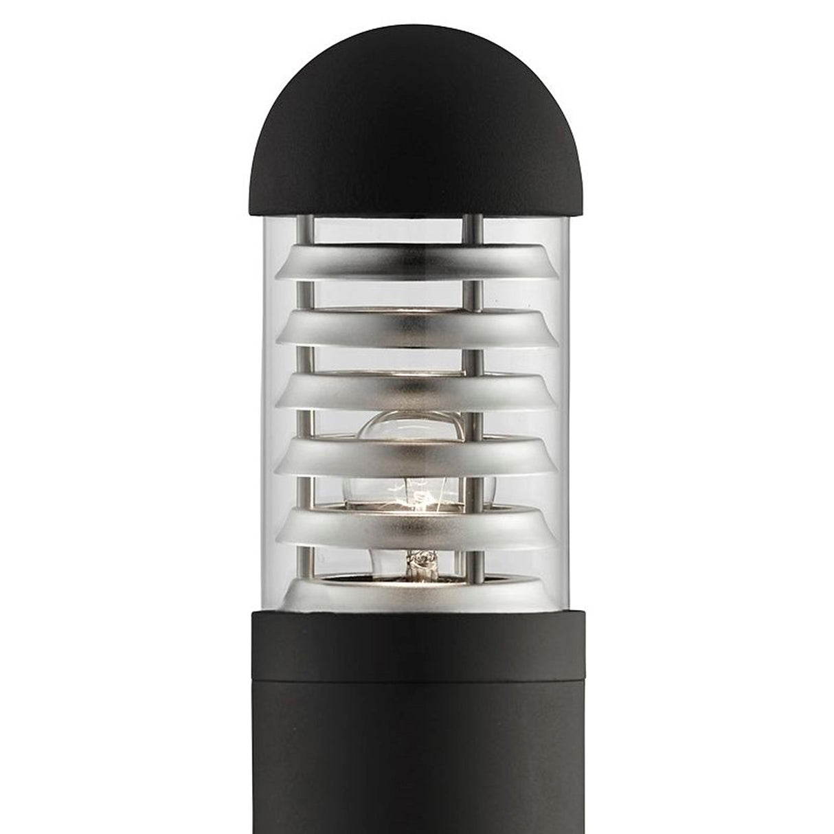 Searchlight Electric Bronx Outdoor Post- Black Metal & Polycarbonate 7900-600BK