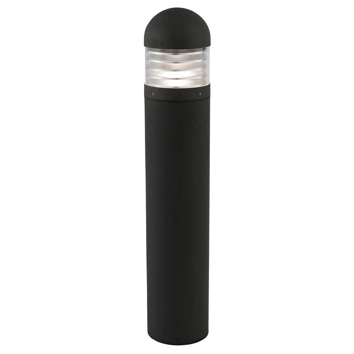 Bronx Outdoor Post- Black Metal & Polycarbonate