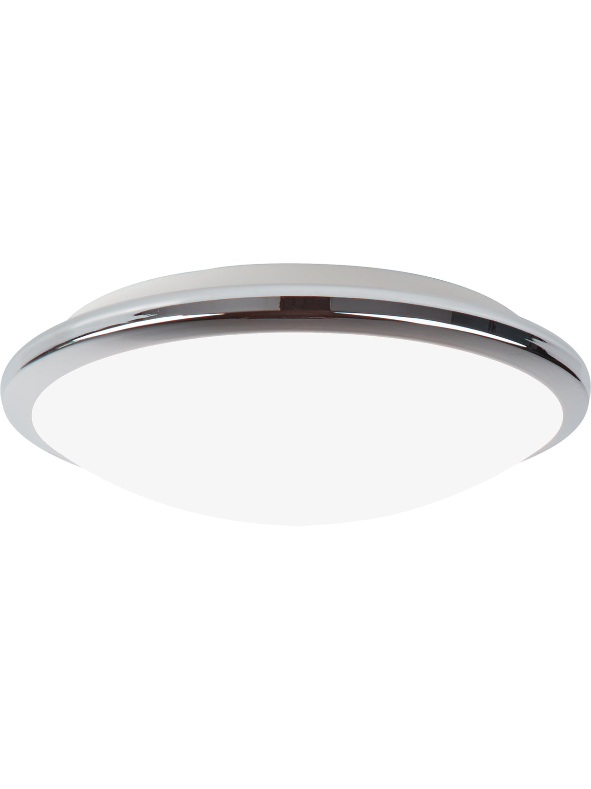 Knutsford Flush - Chrome Metal & Glass