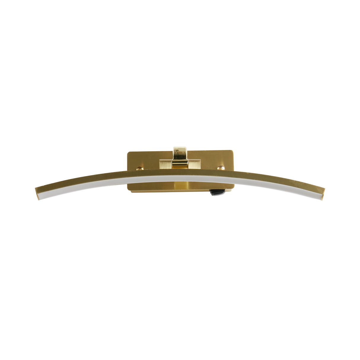 Searchlight Electric Santorini Picture Light - Satin Brass & Brushed Metal 79821-40SB