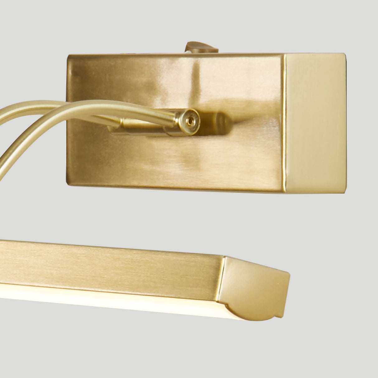 Searchlight Electric Rhodes Picture Light - Satin Brass Metal 79825-40SB