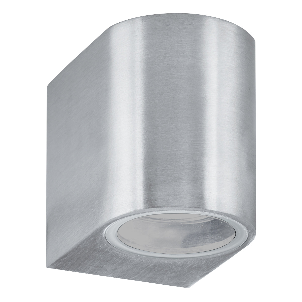 Searchlight Electric Eiffel Outdoor Wall Light - Satin Silver, Clear & Frosted 8008-1SS-LED