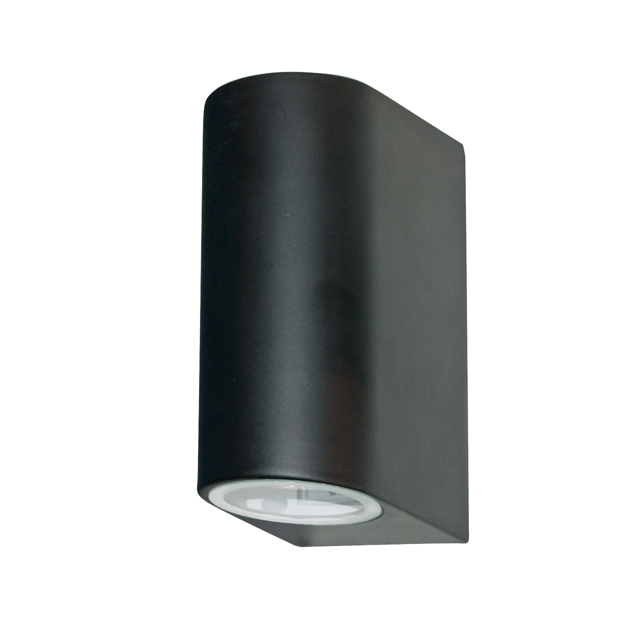 Searchlight Electric Eiffel Outdoor Wall Light-Black Metal, Clear & Frosted Glass 8008-2BK-LED