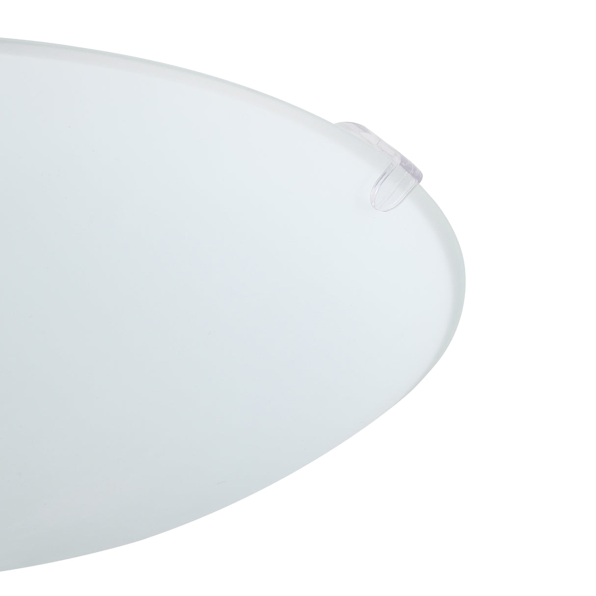 Eglo EU Mars White Steel & Satin Glass Ceiling Light
