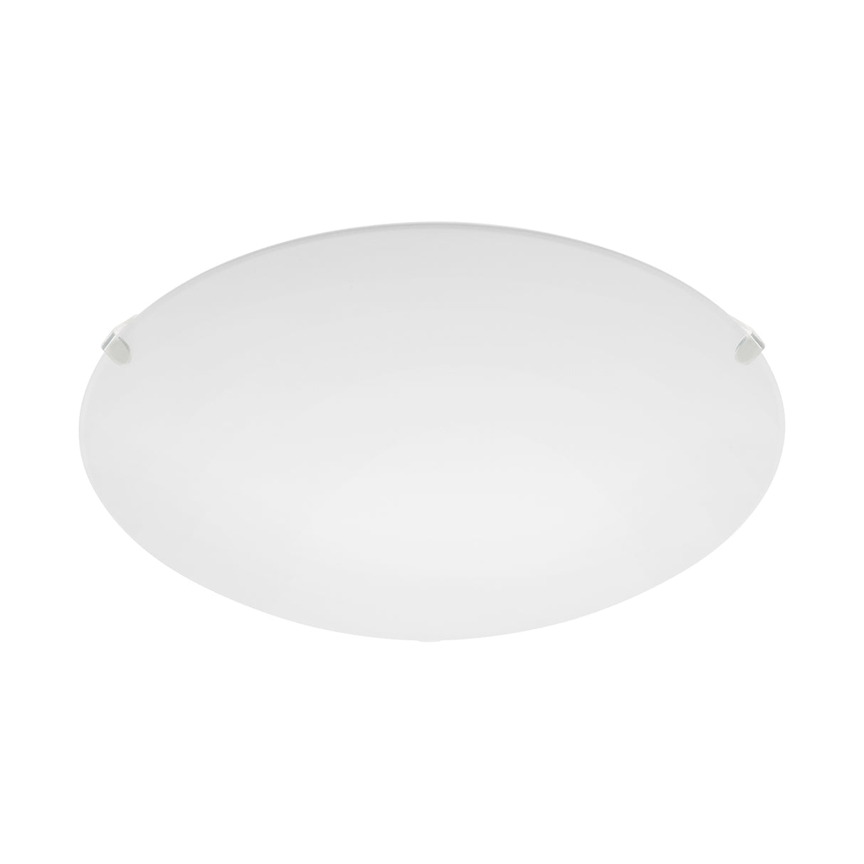 Eglo EU Mars White Steel & Satin Glass Ceiling Light