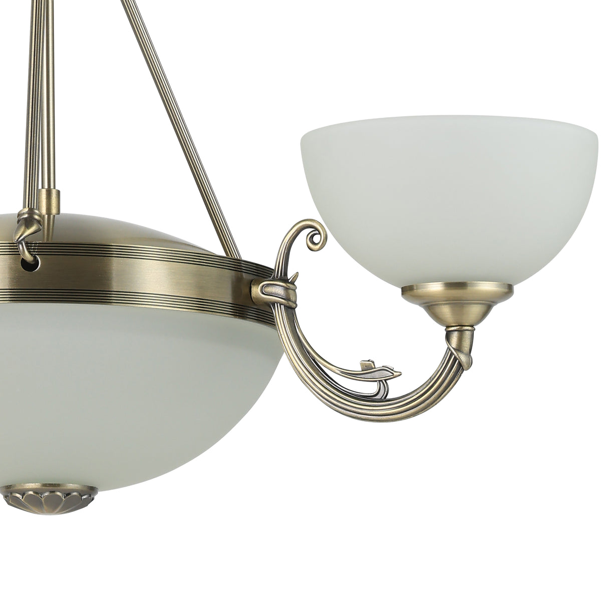 Eglo EU Savoy Cast Metal & Glass Bronzed 5-Light Pendant