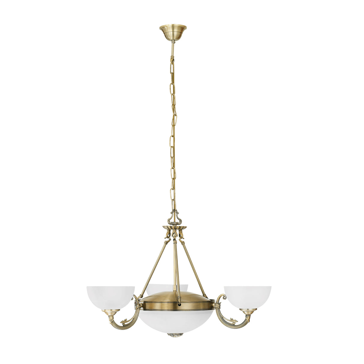 Eglo EU Savoy Cast Metal & Glass Bronzed 5-Light Pendant