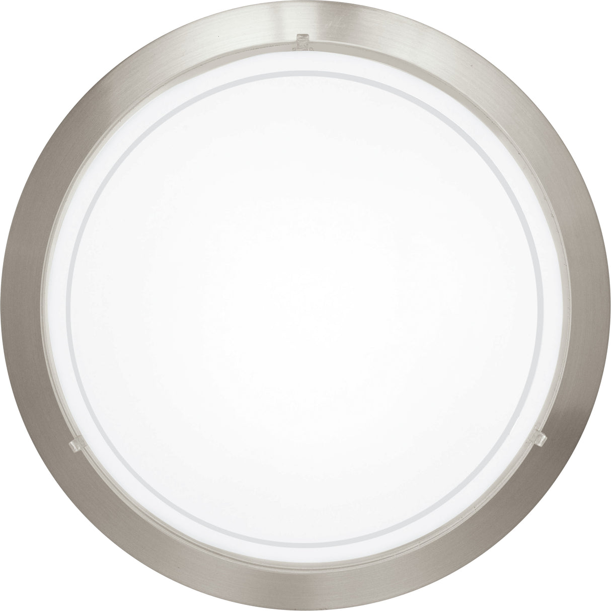 Eglo EU PLANET?1 Wall or Ceiling Light – Satin Nickel Steel with Painted Glass Shade, E27, Indoor Lighting