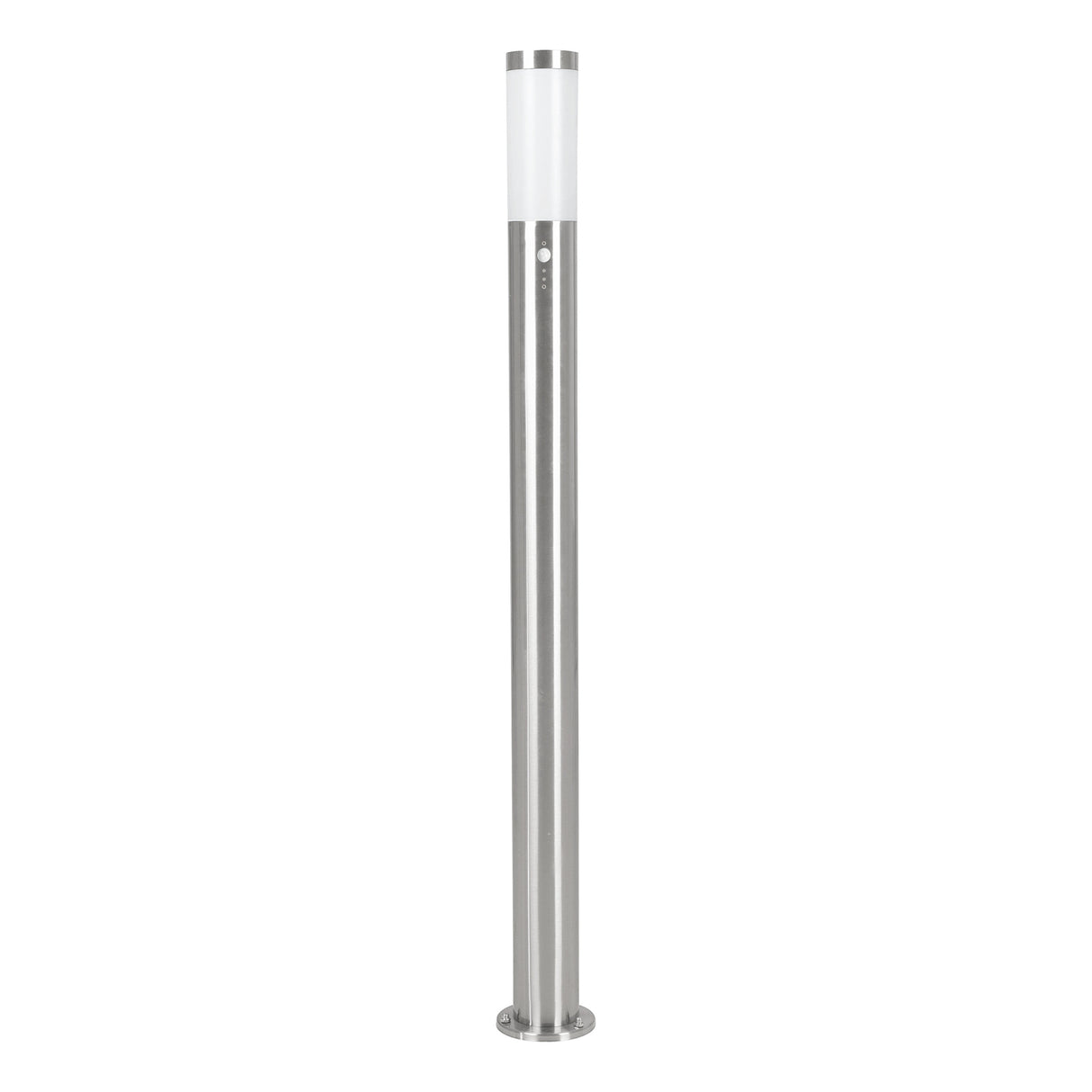 Eglo EU HELSINKI Path Light – Stainless Steel, Sensor Activated, E27, Outdoor Garden Bollard Lighting