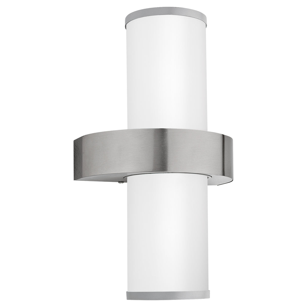 Eglo EU Beverly Stainless Steel Metal IP44 Outdoor Wall Light, (D) 20cm