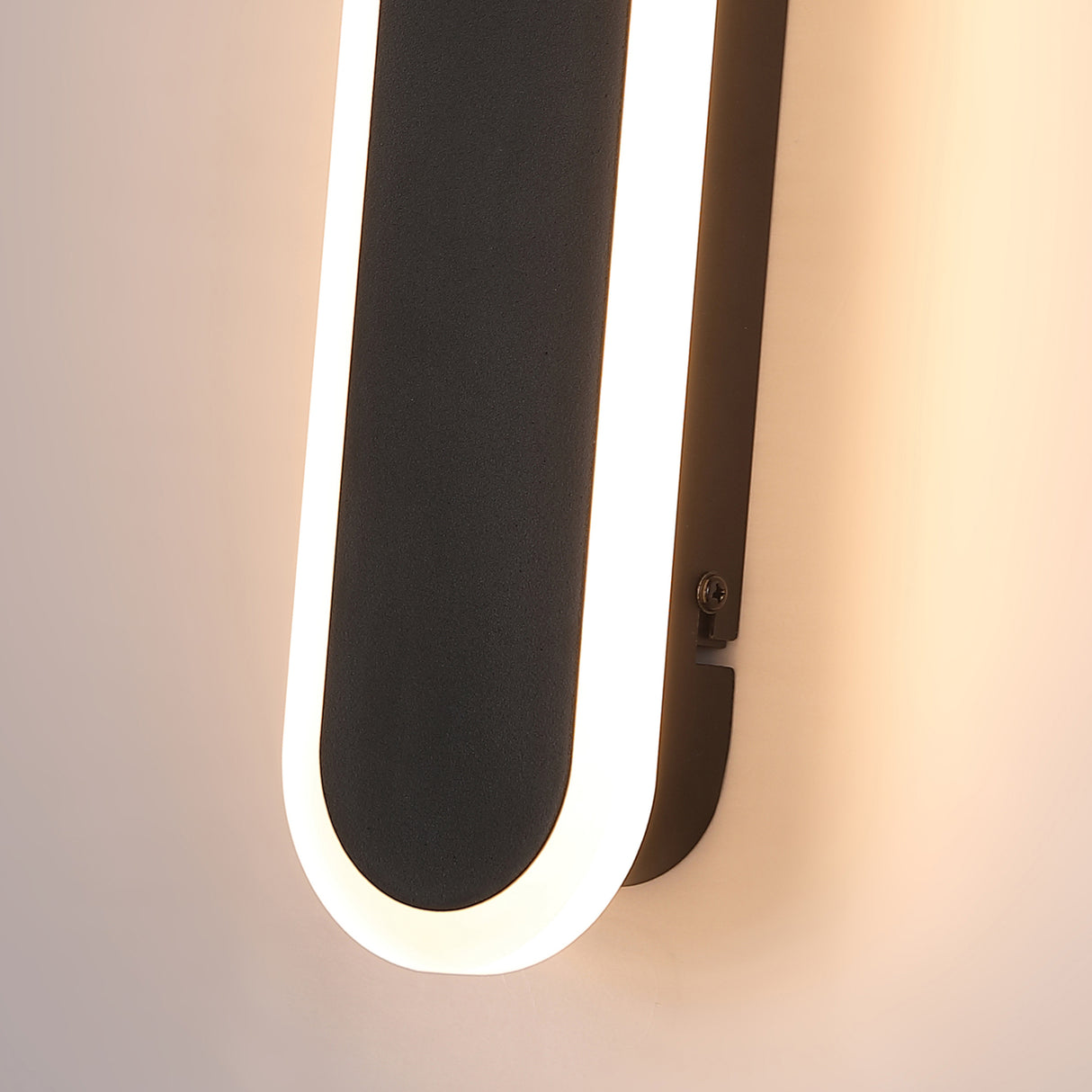 Searchlight Electric Bordo LED Outdoor Wall Light, Length 300mm, Black 88710-300