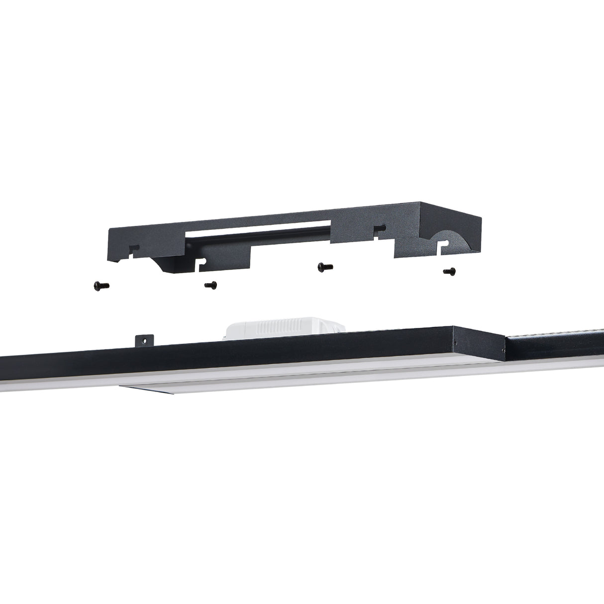 Eglo EU Saliteras-Z Smart Control LED Modern Black Steel Ceiling Light