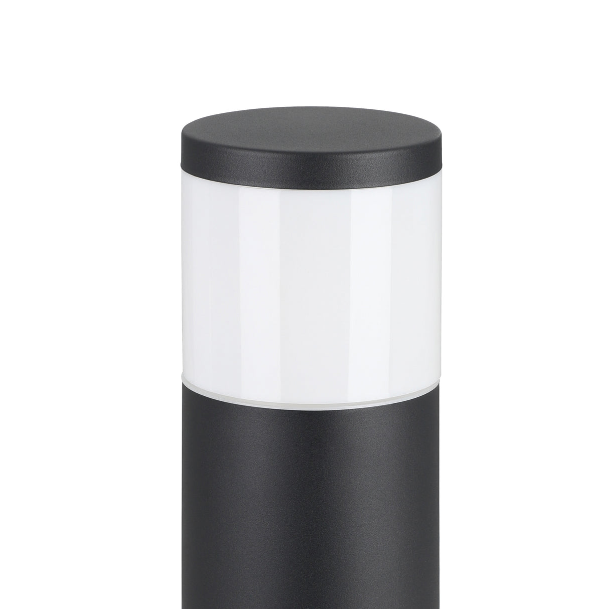 Eglo EU Basalgo-Z Stainless Steel Black Outdoor LED Smart Control Pedestal Light