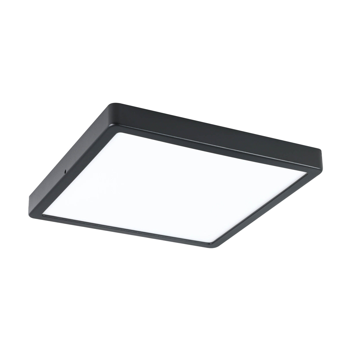 Eglo EU Argolis 2 Outdoor LED Metal Ceiling Light Black Square Minimalist Design (H) 30mm