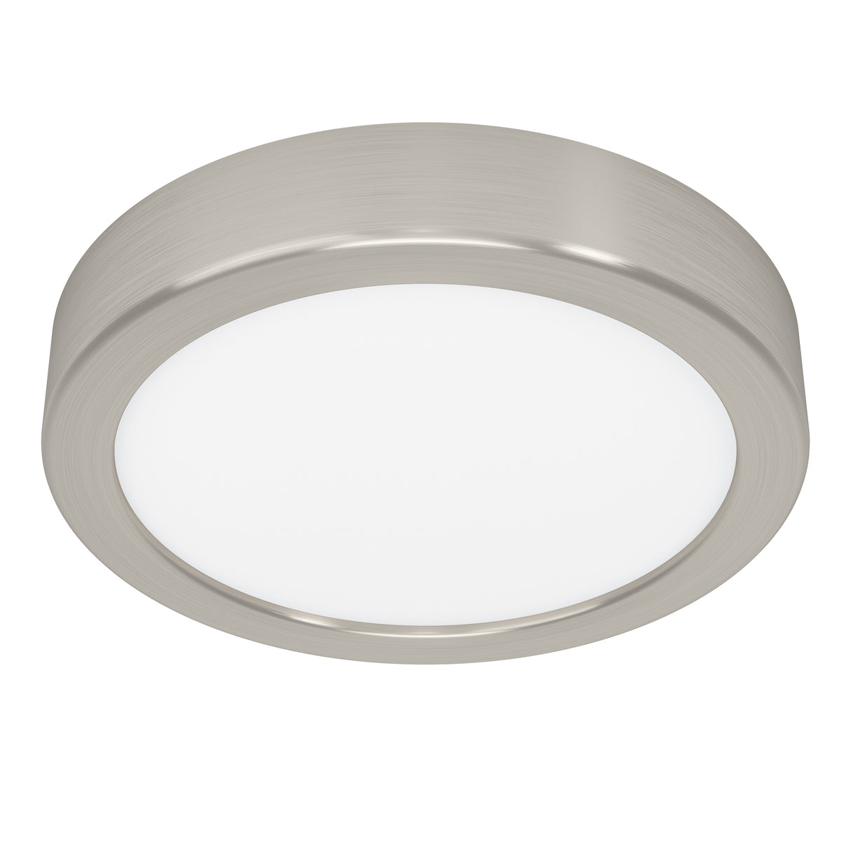 Eglo EU Fueva 5 Satin Nickel LED Round Surface-Mounted Ceiling Light, 16cm, 3000K