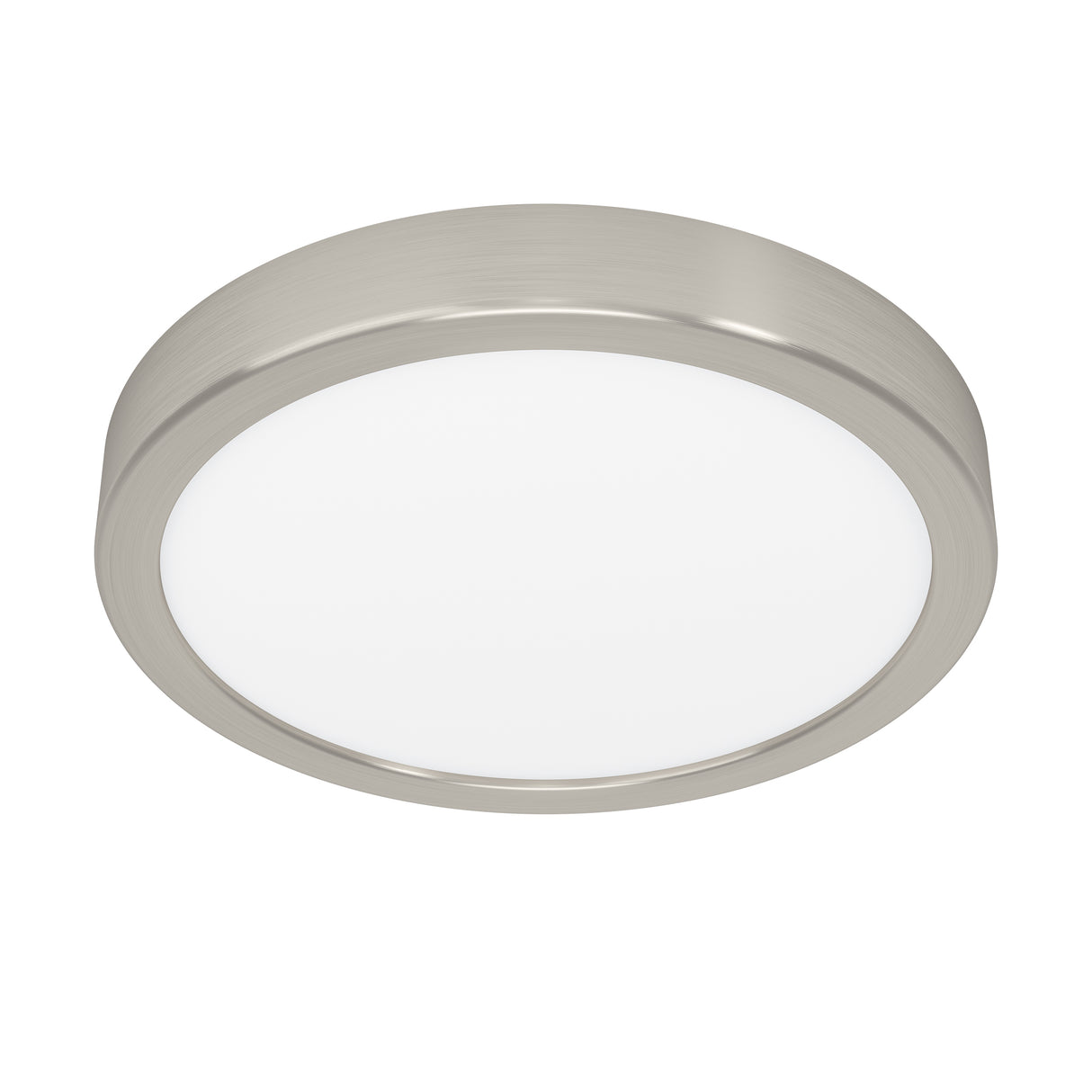 Eglo EU FUEVA?5 LED Surface?Mounted Light – Satin Nickel Steel, Warm White, Dimmable Ultra?Slim Ceiling Light, Indoor Lighting