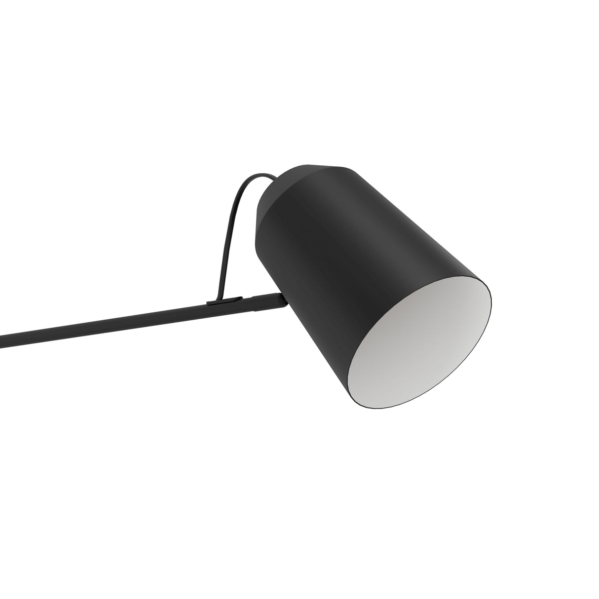 Eglo EU Loreto 1 Black & White Steel Minimalist Wall Light