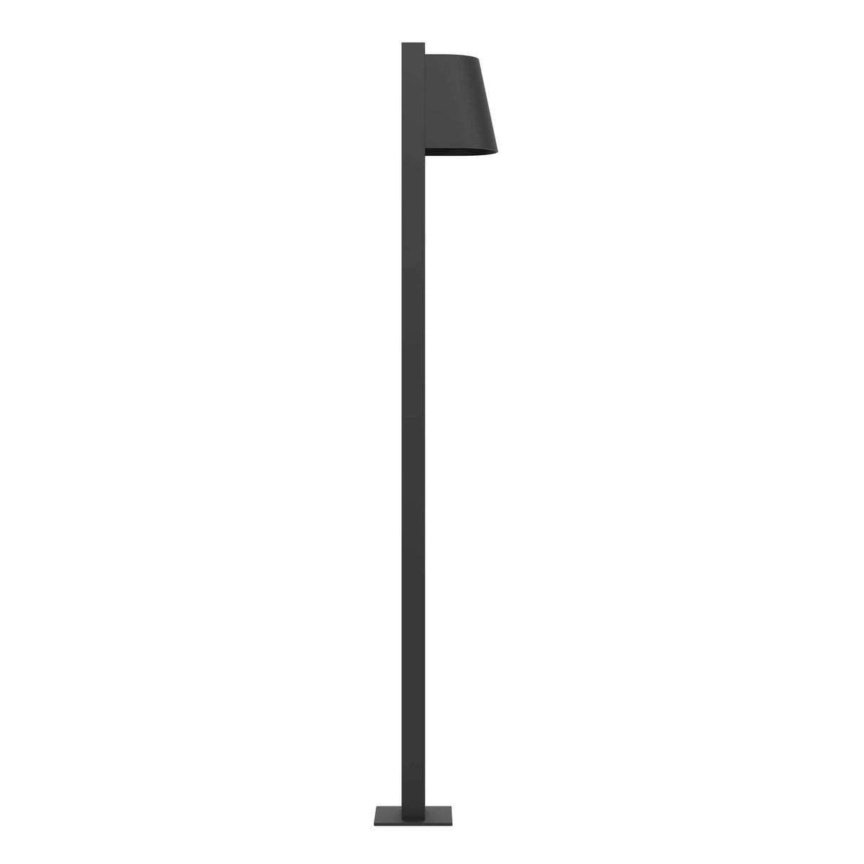 Eglo EU STAGNONE Outdoor Pedestal Light – Black Aluminium & Clear Glass, GU10 LED Included, Warm White 3000K, IP54, 1000mm