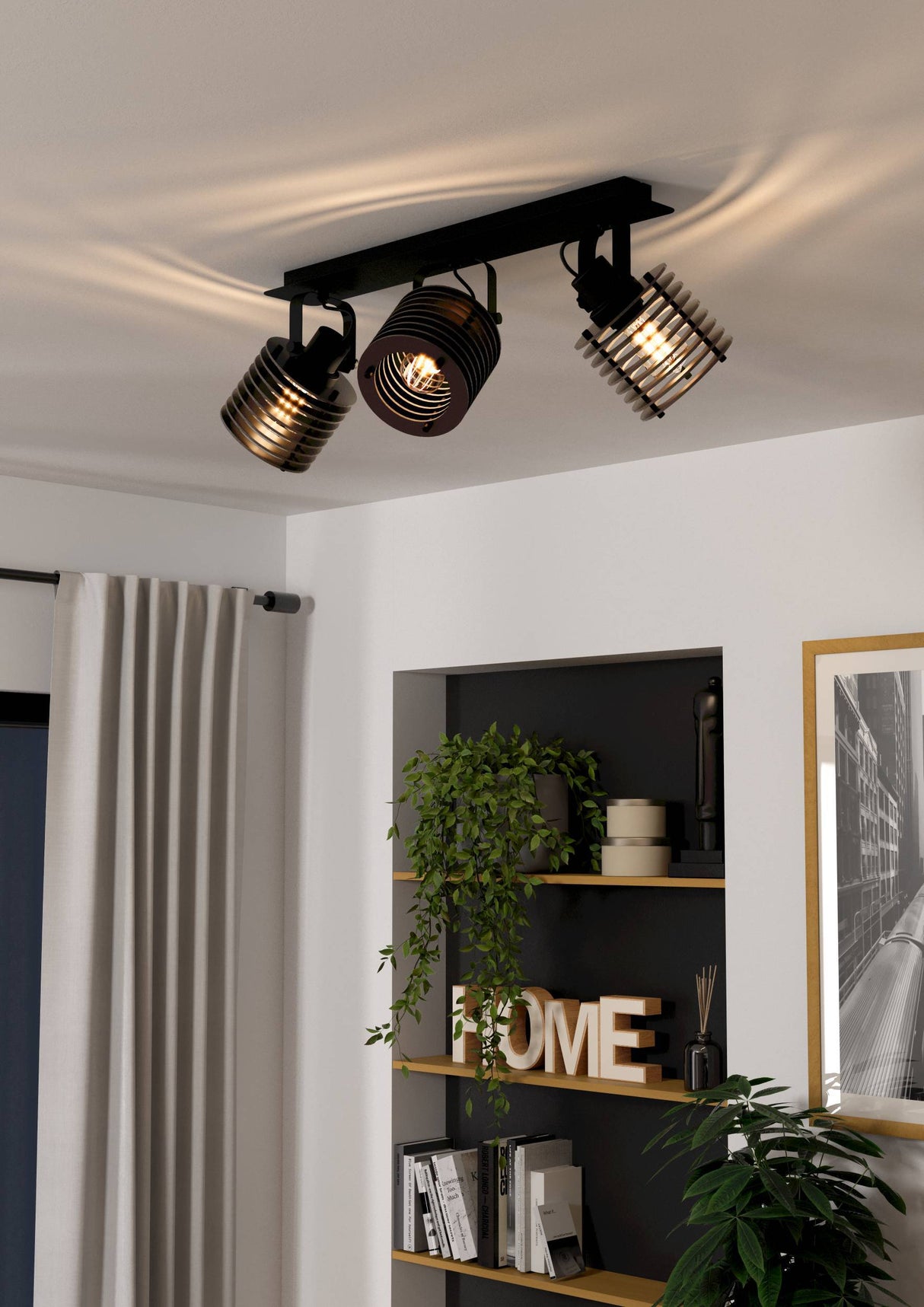Eglo EU PADROGIANO?Z Smart LED Ceiling Panel – 595mm White, RGB + Tuneable White, App & Remote Control