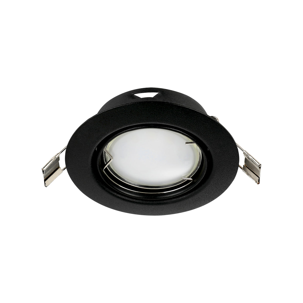Eglo EU PENETO Recessed LED Light – Black, GU10, Warm White, Compact Indoor Ceiling Downlight
