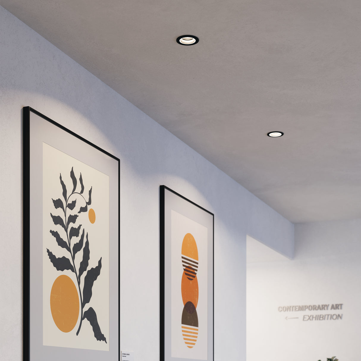 Eglo EU Carosso-Z Smart Control LED Round Black Aluminium Recessed Light, 8cm Cutout