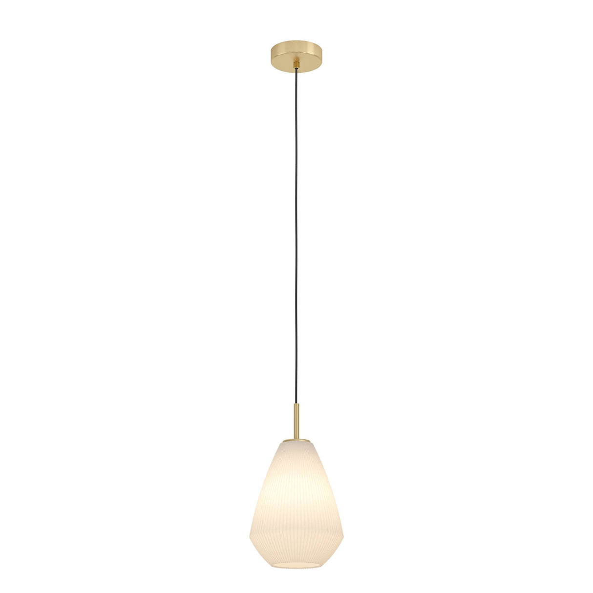 Eglo EU Caprarola Two Toned Satin Glass Single Pendant Light