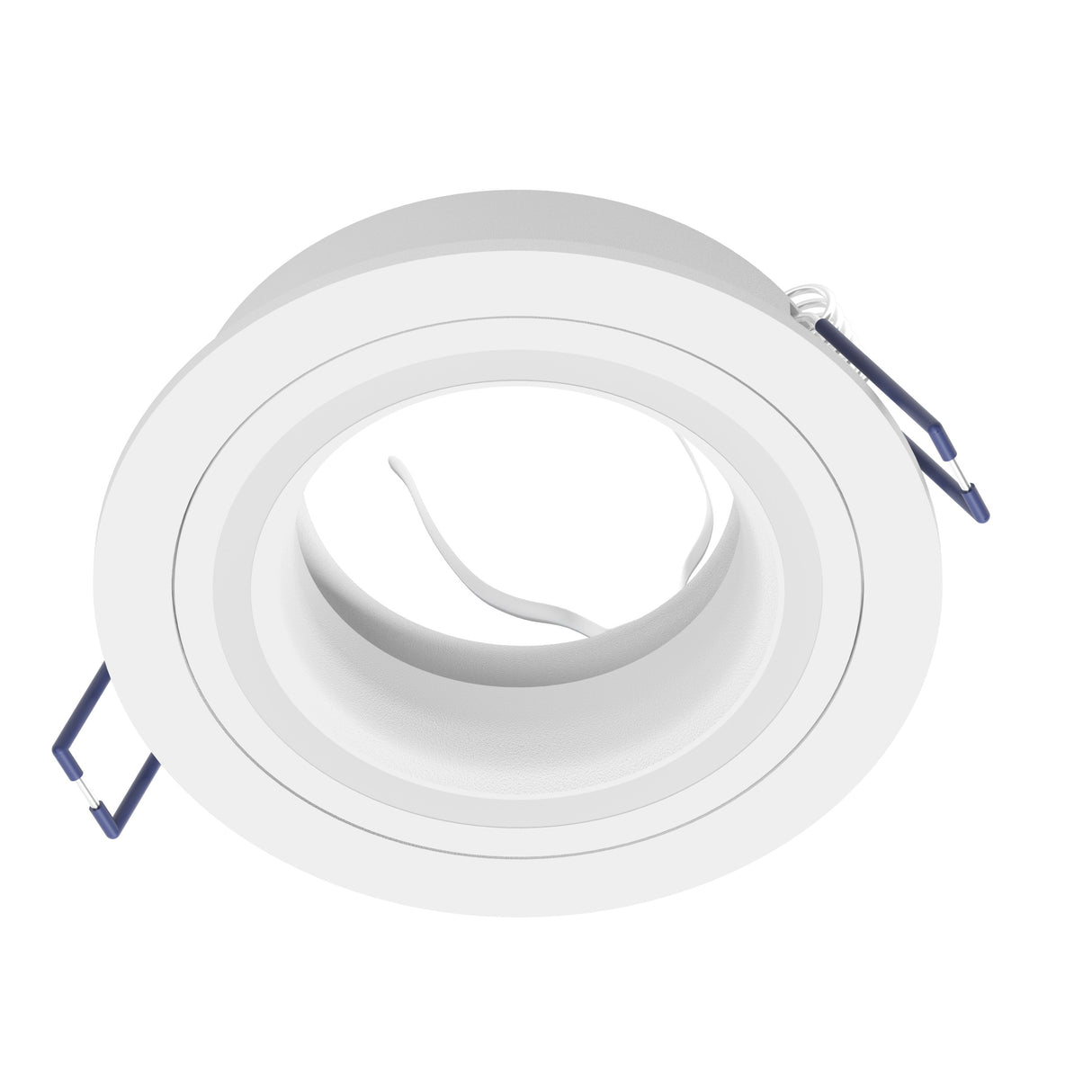 Eglo EU Carosso White Aluminium Recessed Light, 8cm Cutout