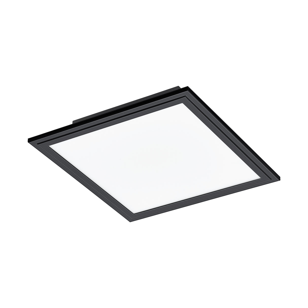 Eglo EU Salobrena 1 Modern Black LED Ceiling Light, 30cm