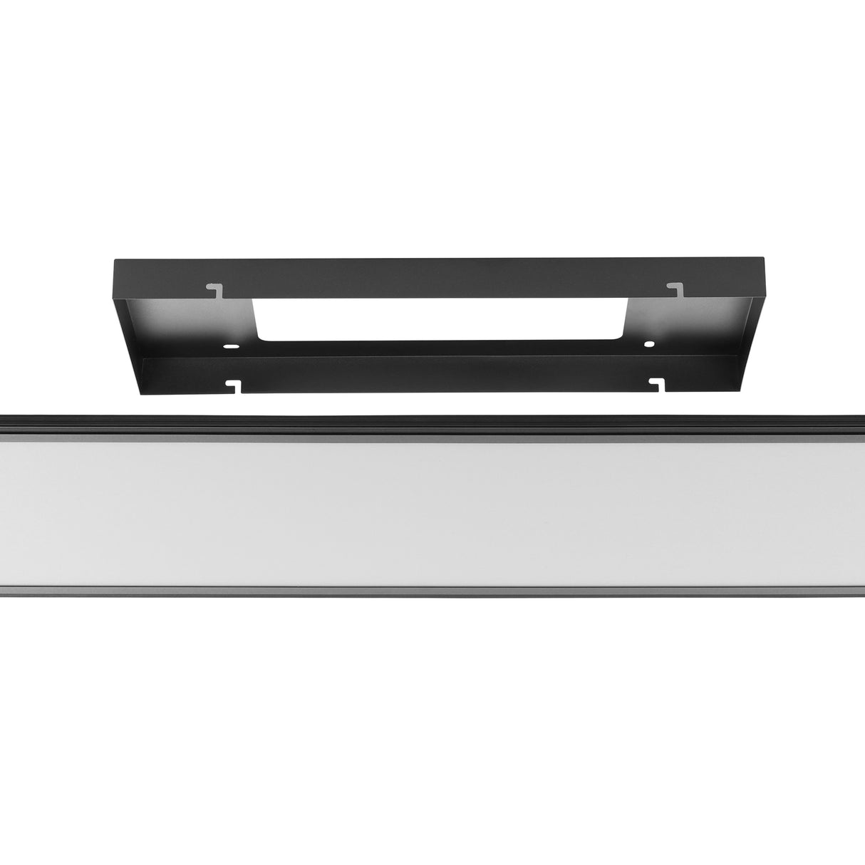 Eglo EU Salobrena 1 Modern Black LED Ceiling Light, 120cm