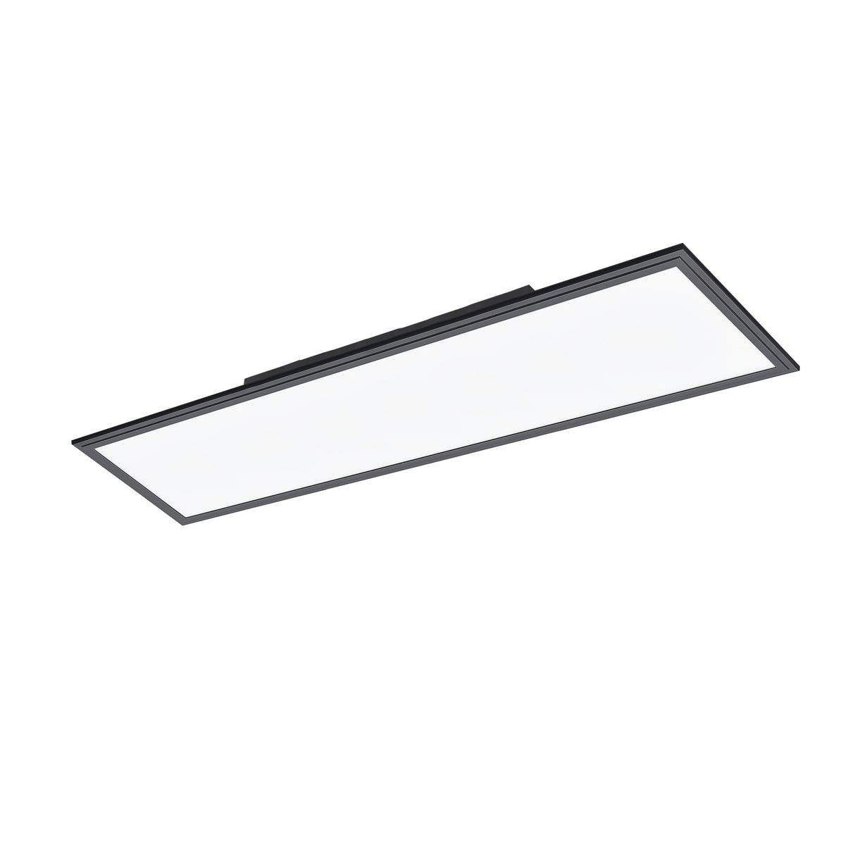 Eglo EU Salobrena 1 Modern Black LED Ceiling Light, 120cm