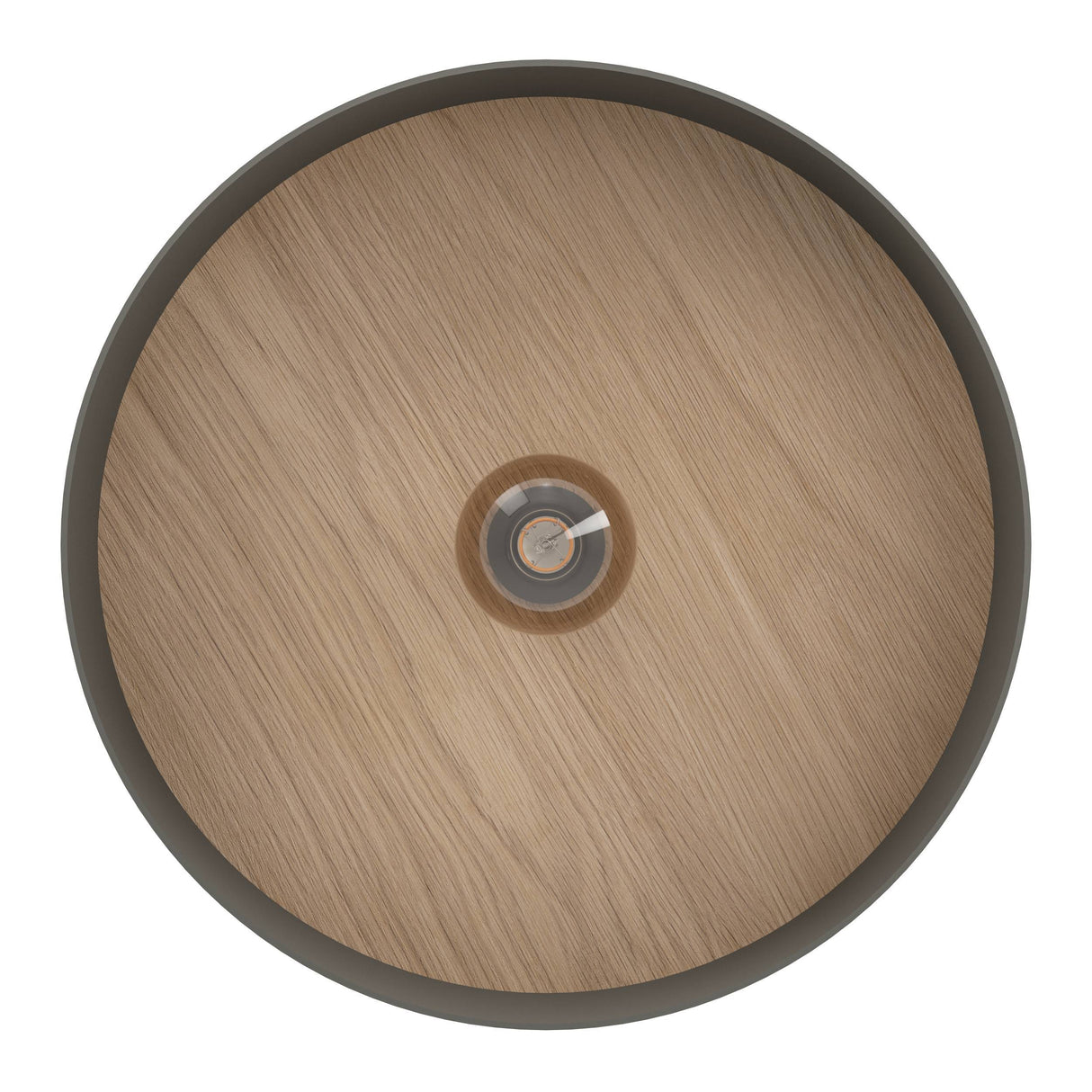 Eglo EU DUAIA Ceiling Light – Umbra Grey & Wood Design with Brushed Brass Detail, E27, Indoor Lighting