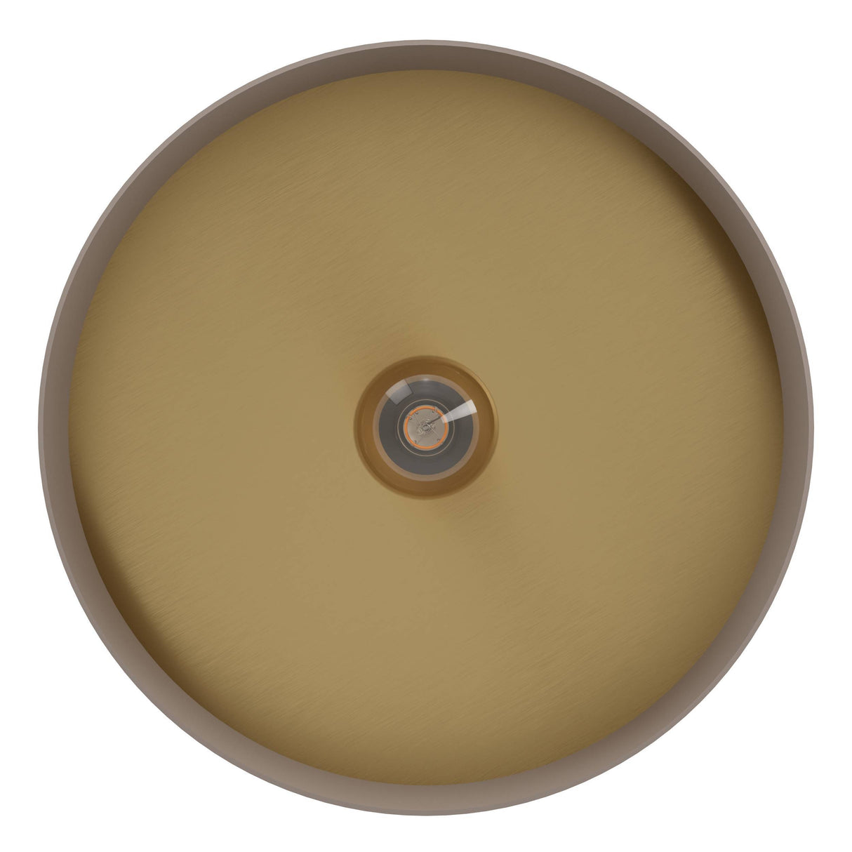 Eglo EU DUAIA Ceiling Light – Taupe & Wood Design with Brushed Brass Detail, E27, Indoor Lighting