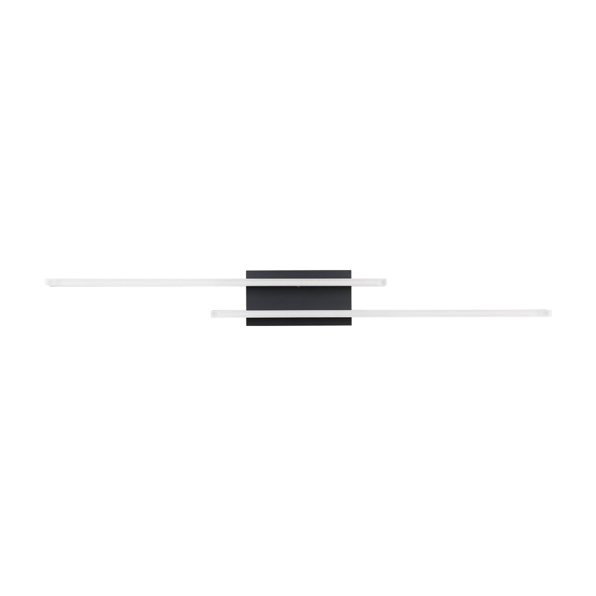 Eglo EU PALMITAL LED Bathroom Wall & Ceiling Light – 880mm Black, Warm White, IP44